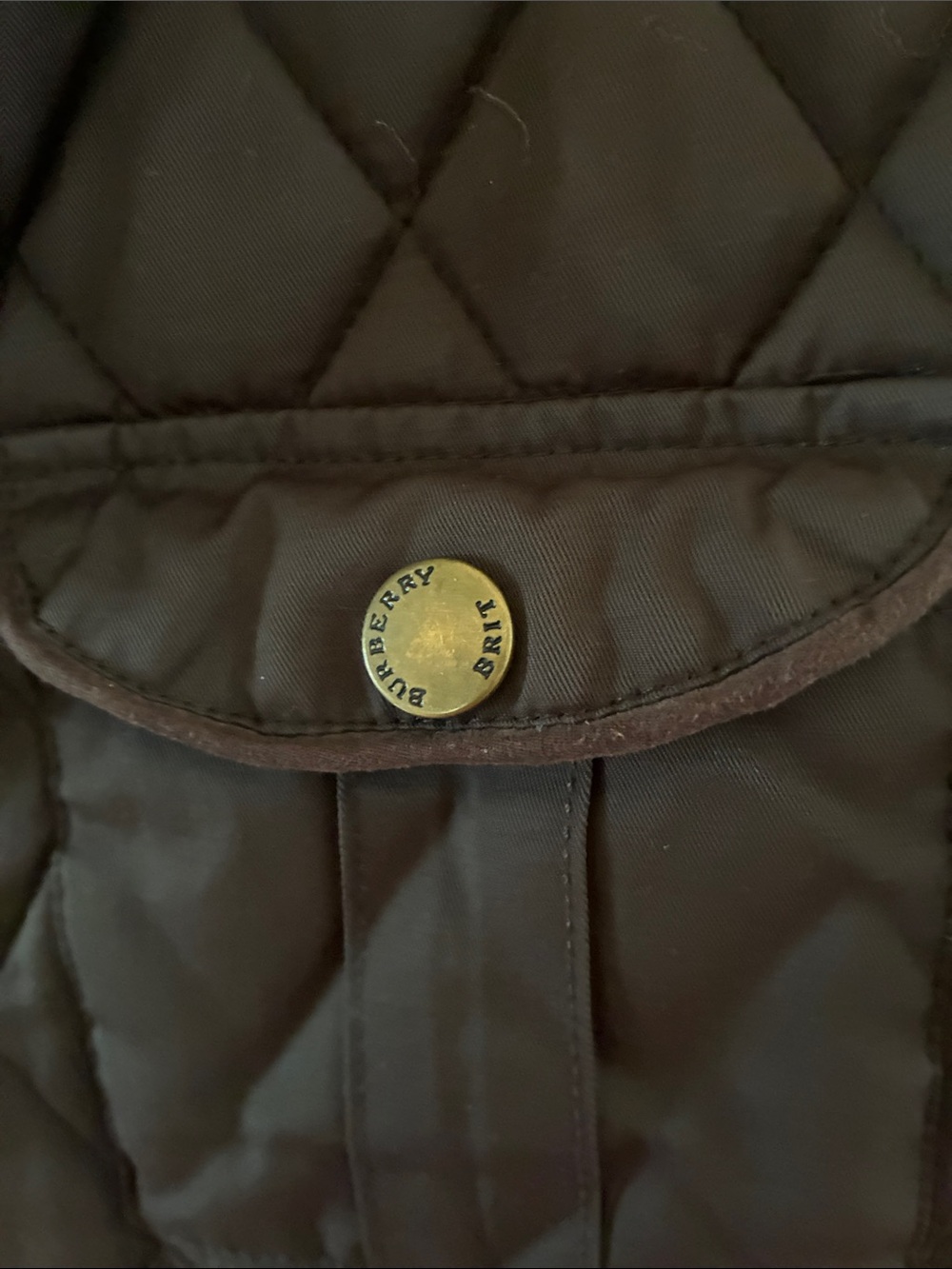 Burberry Quilted Puffer Jacket in Dark Brown - Picture 3 of 10